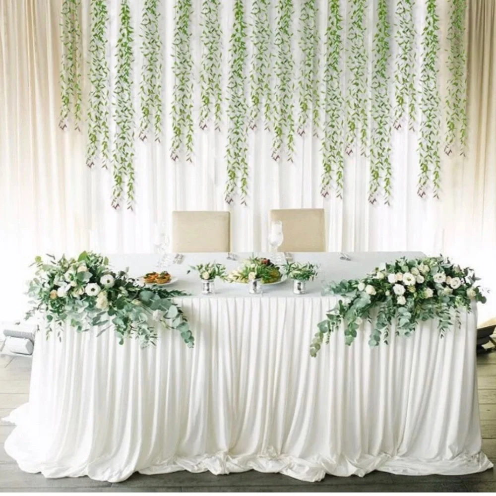30 Pack | Willow Leaves Vines Greenery Garland 35 Strands